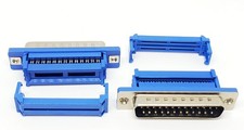 10 PCS 2.54mm IDC Crimp Connectors DB25 Male Flat Ribbon Cable Accessories