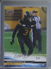 2025 Upper Deck CFL Black 1/1 Kenneth George Jr #26 l5j