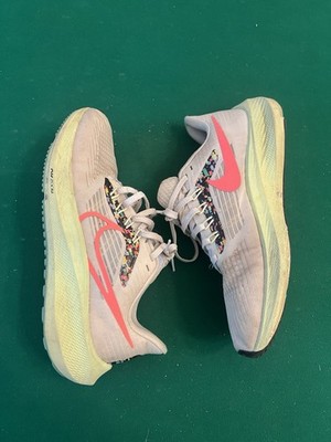 Nike Air Zoom Pegasus 39 Women Size 7.5 White Confetti Shoes Sneakers FD0878-100