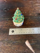 Charming Lenox Porcelain Christmas Tree Box