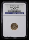 2008 American Gold Eagle 1/10 oz — photo from another recent sale