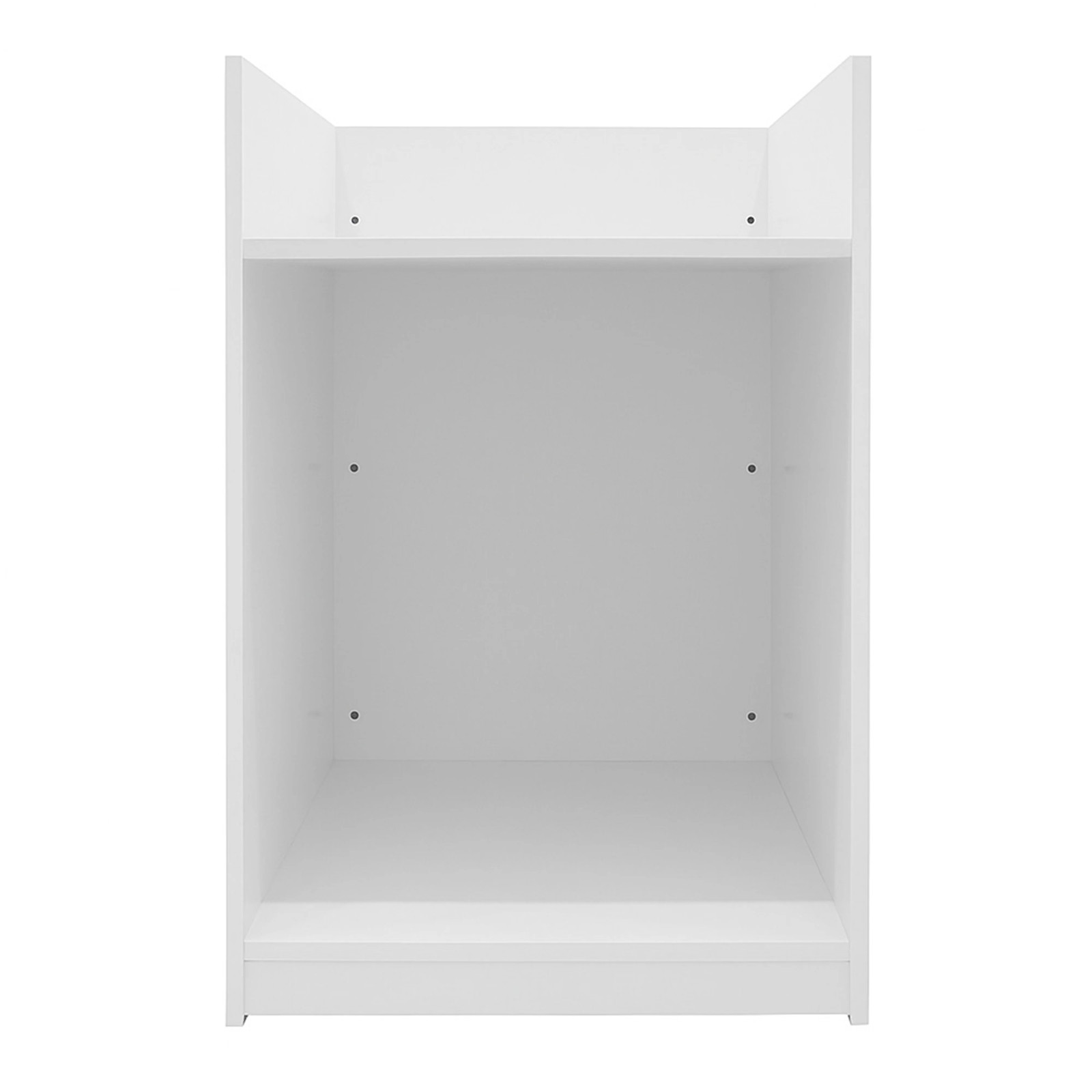 Meuble de commerce réception en MDF haute densité blanc modèle TB60
