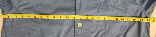 BROOKS BROTHERS Herren Medium Pyjama Shirt blau weiß kariert Baumwolle Knopfleiste - Bild 4 von 8
