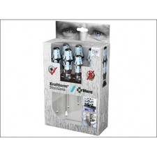 Wera 05032063001 Kraftform Plus Stainless Steel Screwdriver Set Of 6 Sl/Ph/Pz