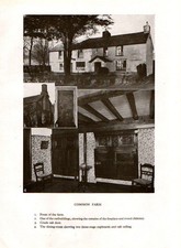 Common Farm Wndermere  Interior 1940s Original Historic Print HB Rare