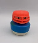 Fisher Price Little People Vintage 1990 Chunky FOOTBALL PLAYER Boy Man Helmet