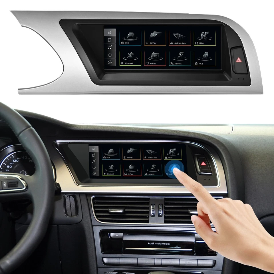 Für Audi A5 B8 S5 MMI3G 8,9' Linux Android Auto GPS Radio Carplay Bildschirm - Bild 2 von 4