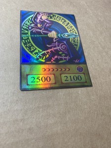 Yugioh Dark Magician Anime Style Card New Ebay