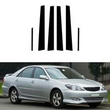 Gloss Black Pillar Posts Window Door Cover Fits For Toyota Camry Xv30 2002-2006
