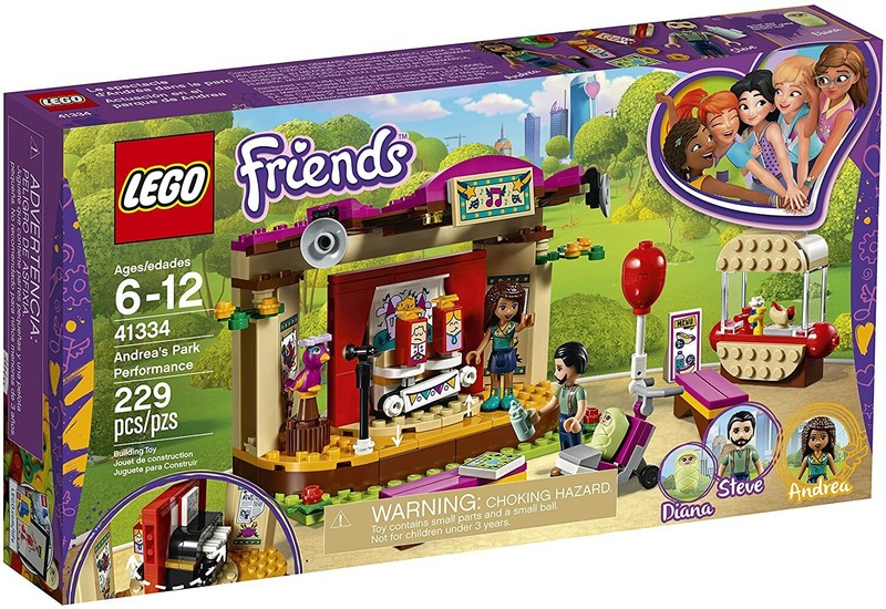 Lego Friends Andrea's Park Performance Set 41334- New in Box