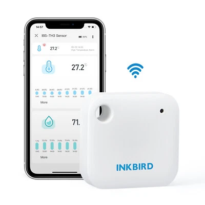 Thermometer Hygrometer WIFI Connect APP Steuerung Temperatur Feuchtigkeit Rekord