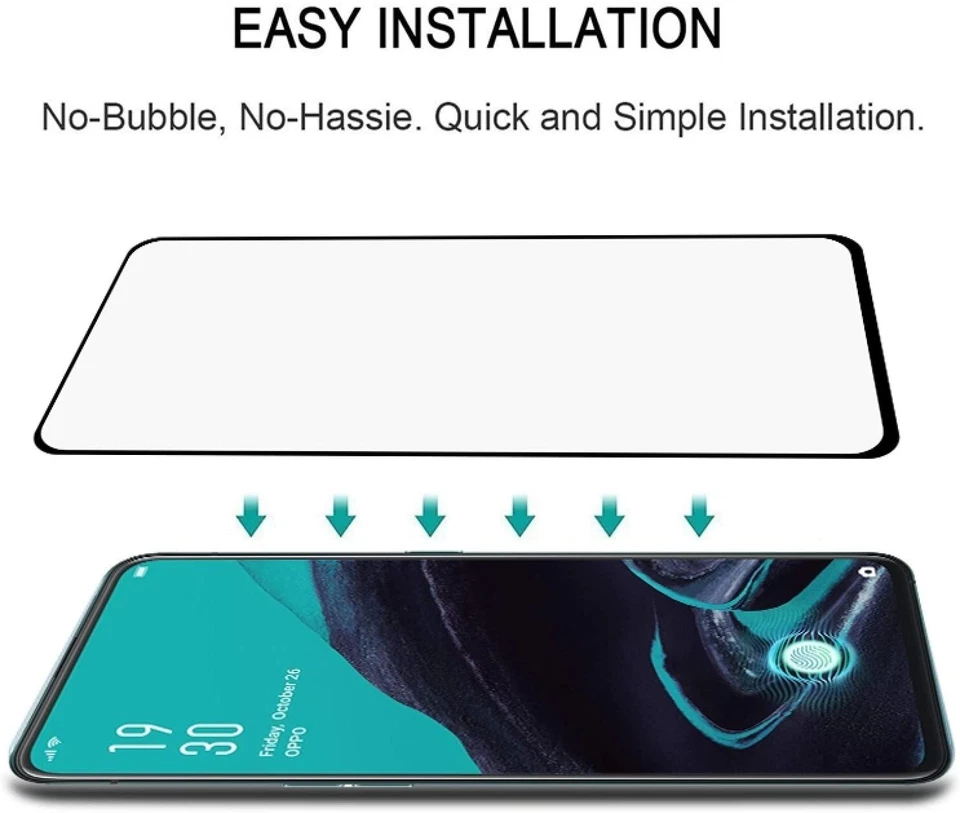 Cristal Protector Anti Roturas para Xiaomi Poco F3 Protector Pantalla Película Templada Foto 4 de 4