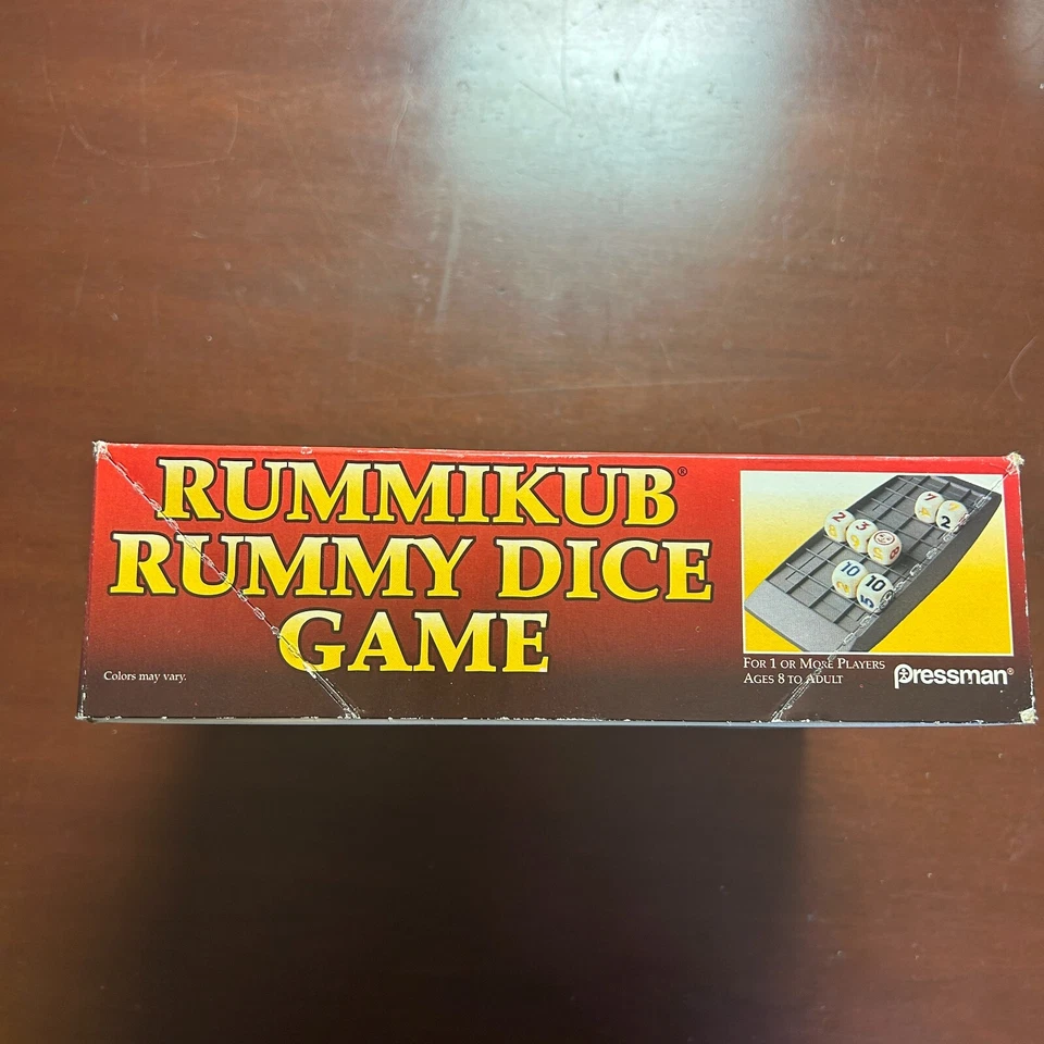 Vintage 1995 Rummikub Rummy Dice Game by Pressman Rules Very Nice Complete - Image 3 of 4