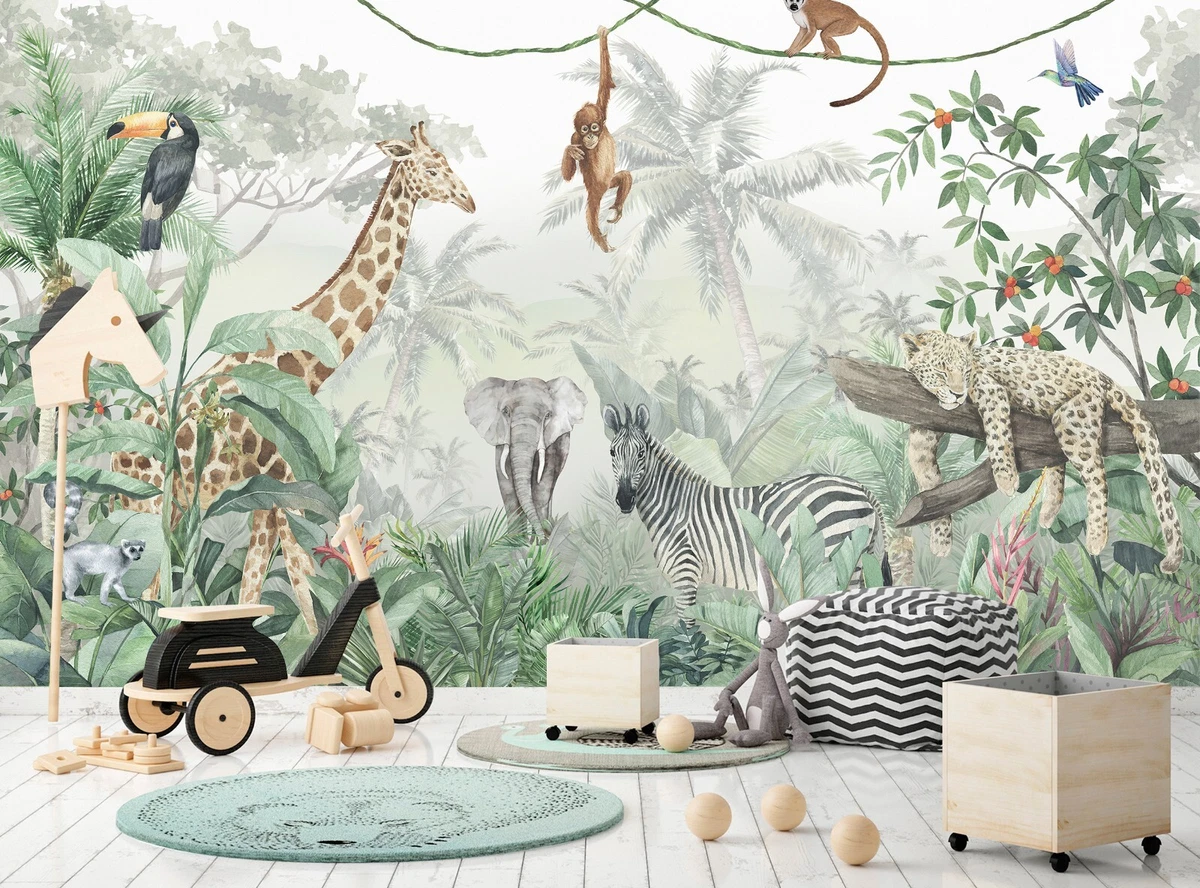 Baby Fashion - Safari Wall Decals - Jungle Wall Decals - Animal