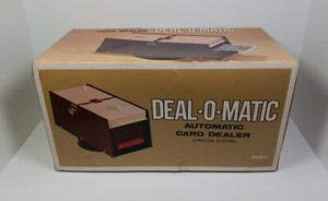 WACO (1970) Vintage Japan Deal-O-Matic Revolving Card Dealer Cordless Electric