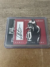 2004 Fleer Inscribed #6 NG Plaxico Burress Names of the Game Autograph #’D /99