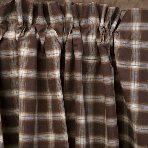 Rory Valance Chocolate Brown Plaid 16x72 VHC COUNTRY Rustic VHC Brands - Picture 2 of 3
