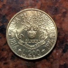 1994 ITALY 200 LIRE COIN - COMMEMORATIVE ISSUE - #B3175