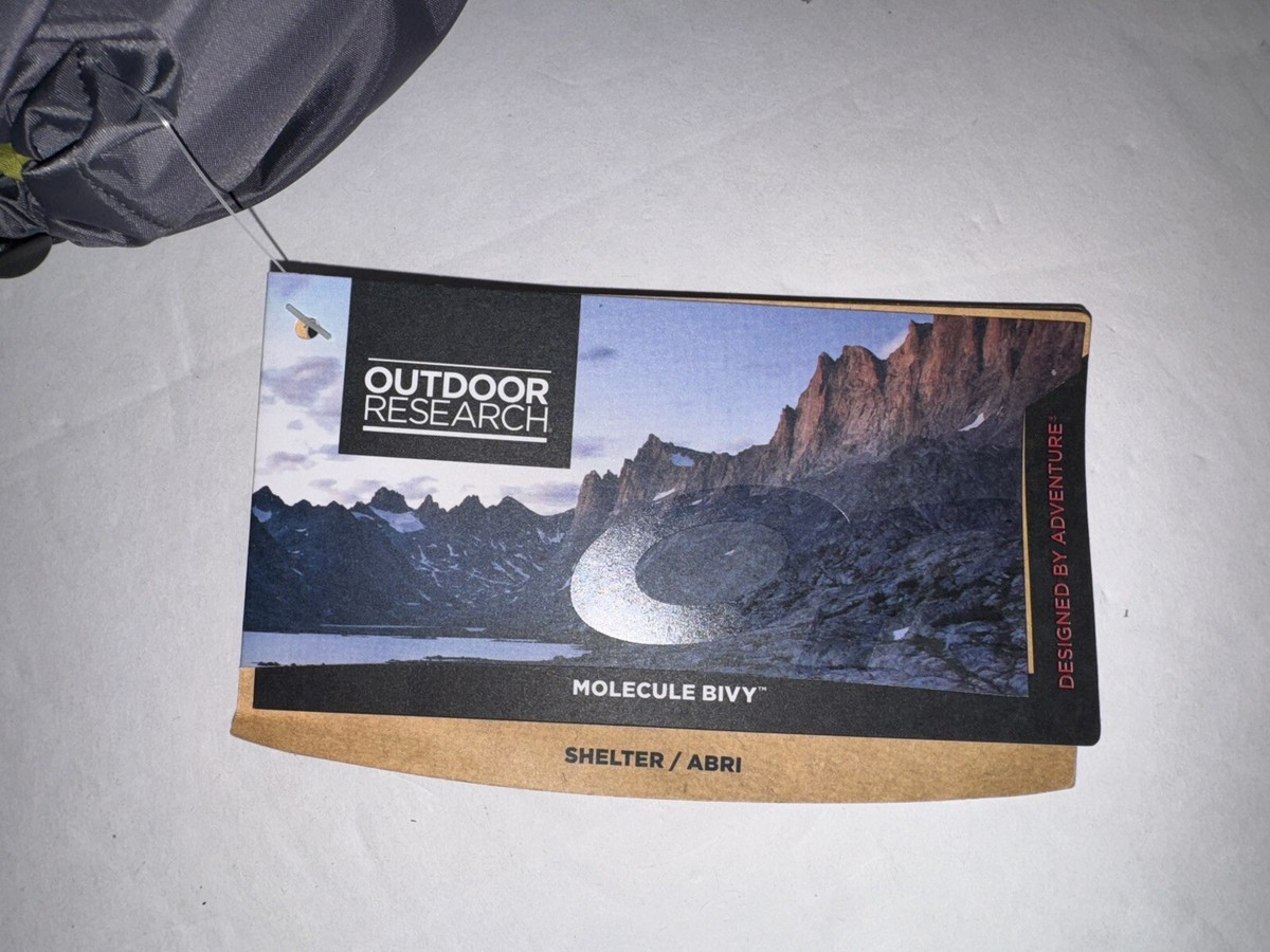 Outdoor Research Bivy, Molecule Bivy, One Size, Gray and