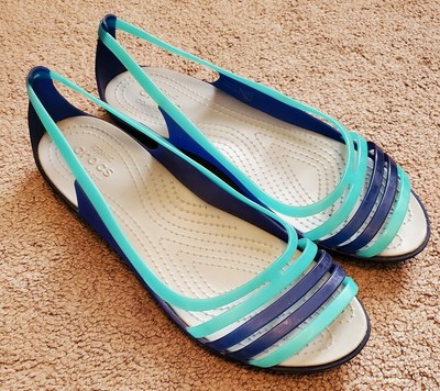 crocs isabella huarache blue
