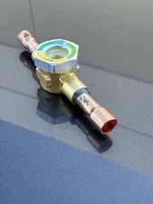 Sight Glass Moisture Indication 3/8" O.D. Cooper Line Fitting Refrigeration AC