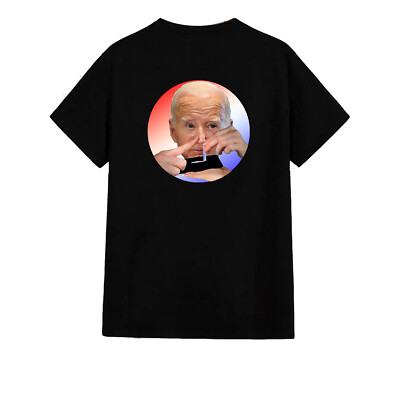 T-Shirt Biden Snort Back Print Erwachsene Unisex - Fun Geschenk Maga US Wahl 2024