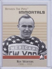 Roy Worters Immortals 2006 Between The Pipes Hockey Card 131 Grade MT