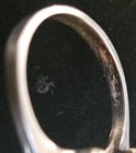 925 CA Pendant-Ring Stamped: Sterling Silver-Amethyst Necklace 20"/925 Ring Sz 6 — photo 7