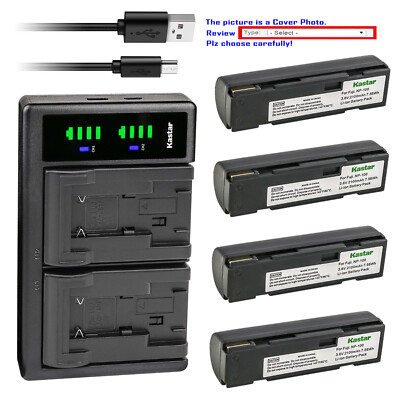 Kastar Battery LTD2 USB Charger for Fujifilm NP-100 NP100 FNP-100 BN-V101 V101E