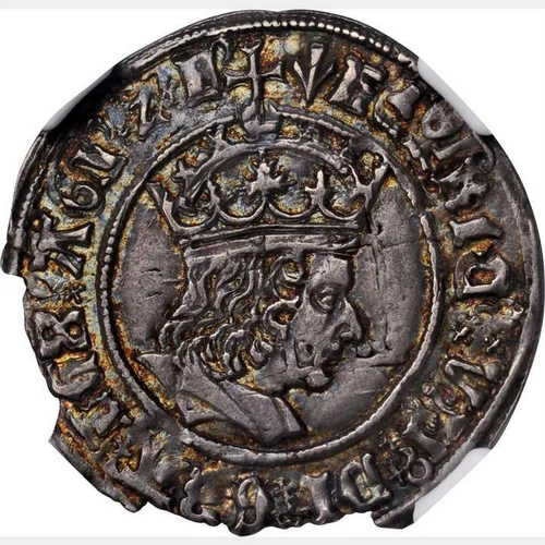 1505-09 England Great Britain Four Pence Groat. NGC AU 55.