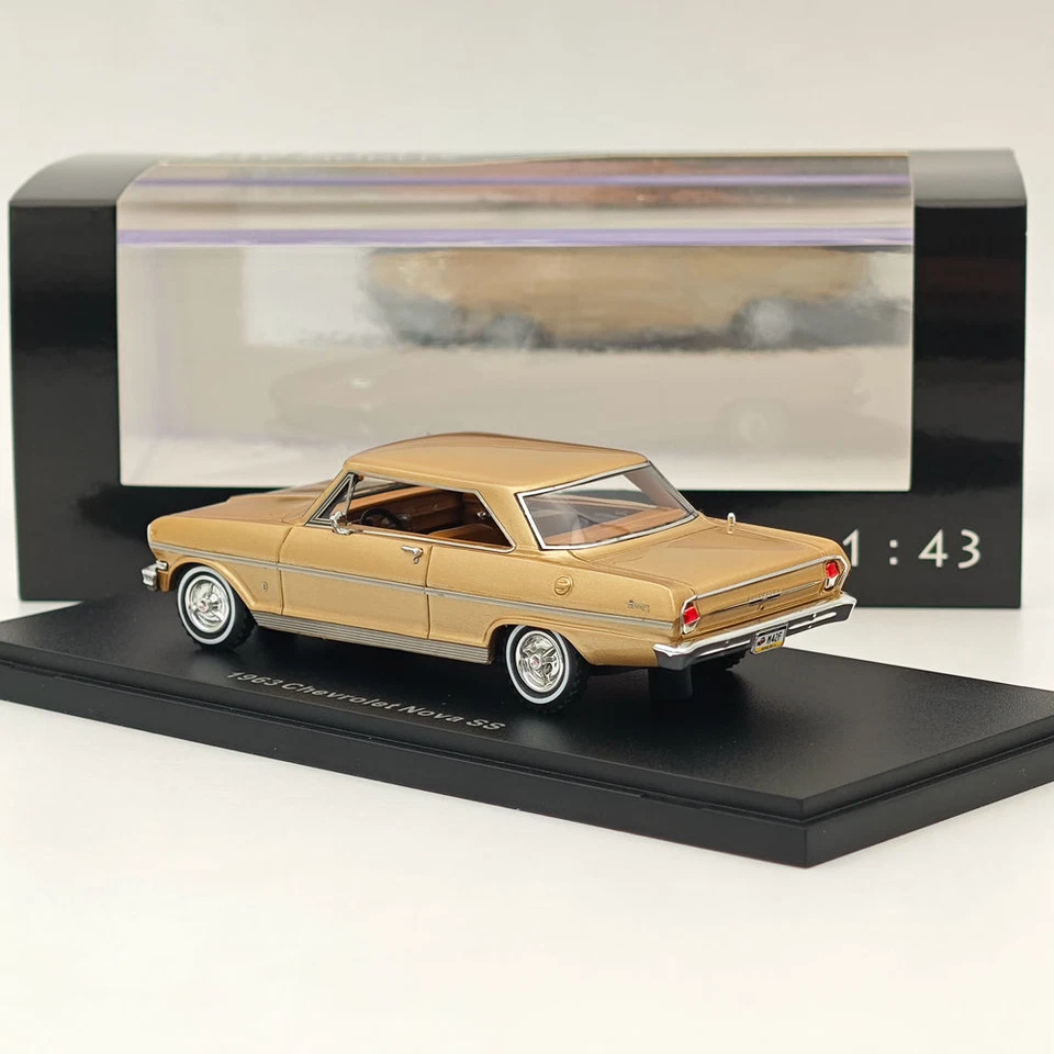 NEO 1/43 1963 Chevrolet Nova SS Gold Resin Models Car Colllection - Image 3 of 4