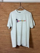 Mickey Single Stitch T-Shirt Embroidered Best Fruit Loom XL Made in USA