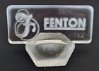 Fenton French Opalescent Glass Logo Dealer Sign