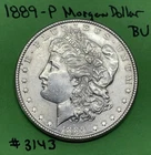 1889 P Morgan Silver Dollar $1 BU Brilliant Uncirculated 90% Silver