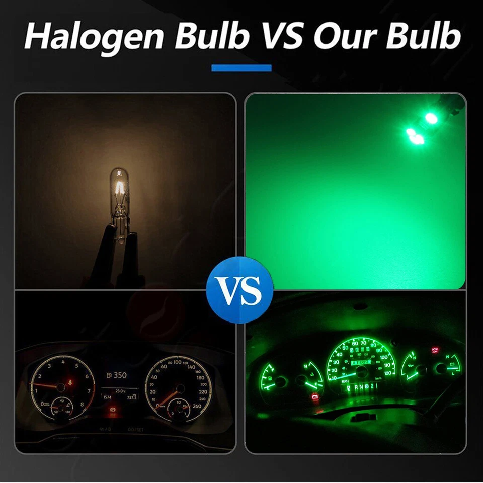 For Land Rover Discovery 2 Heater AC A/C Temperature Climate Control Green Bulb - Image 4 of 4