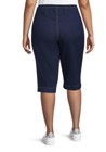 Just my size Women’s Plus Stretch Dark Indigo Denim Capris Size 1X NWT — photo 7