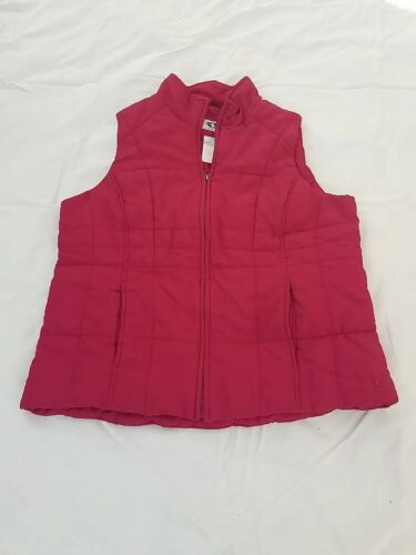 Womans Athletic Works Burgundy Red Sleeveless Qui… - image 1