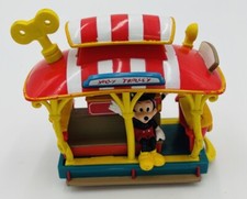 Vintage Disney Jolly Trolley Toontown Mickey Minnie Mouse Pullback Toy