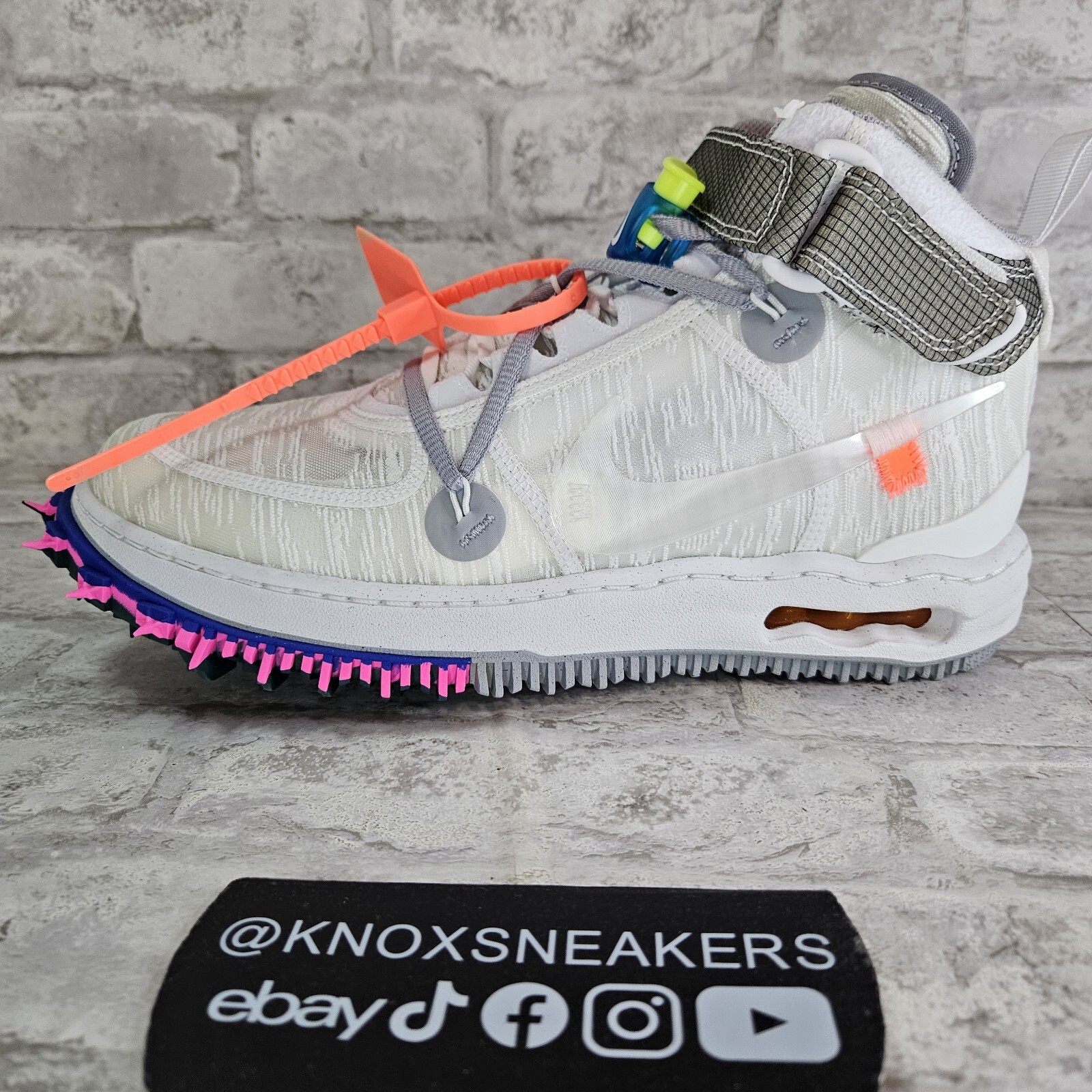 OFF WHITE X NIKE Nike x Off White Air Force 1 Mid SP bianche AF1 DO6290 100 da uomo taglia 9