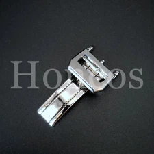 18mm Deployment Clasp Buckle Stainless Steel Fits For IWC PILOT Tank Strap Band