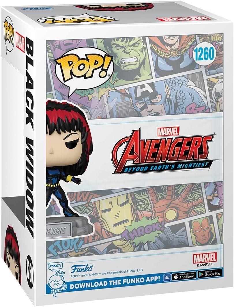 Funko Pop! & Pin: The Avengers: Black Widow with Pin, Amazon Exclusive #1260