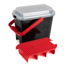 NIGRIN Performance Wascheimer Putzeimer mit Grit-Guard Schmutzgitter 16 Liter