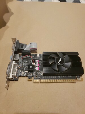 MSI GeForce GT 610 1GB DDR3 PCIe HDMI DVI VGA Video Card N610GT-MD1GD3/LP 