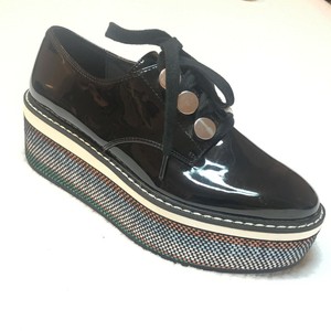 zara black platform shoes