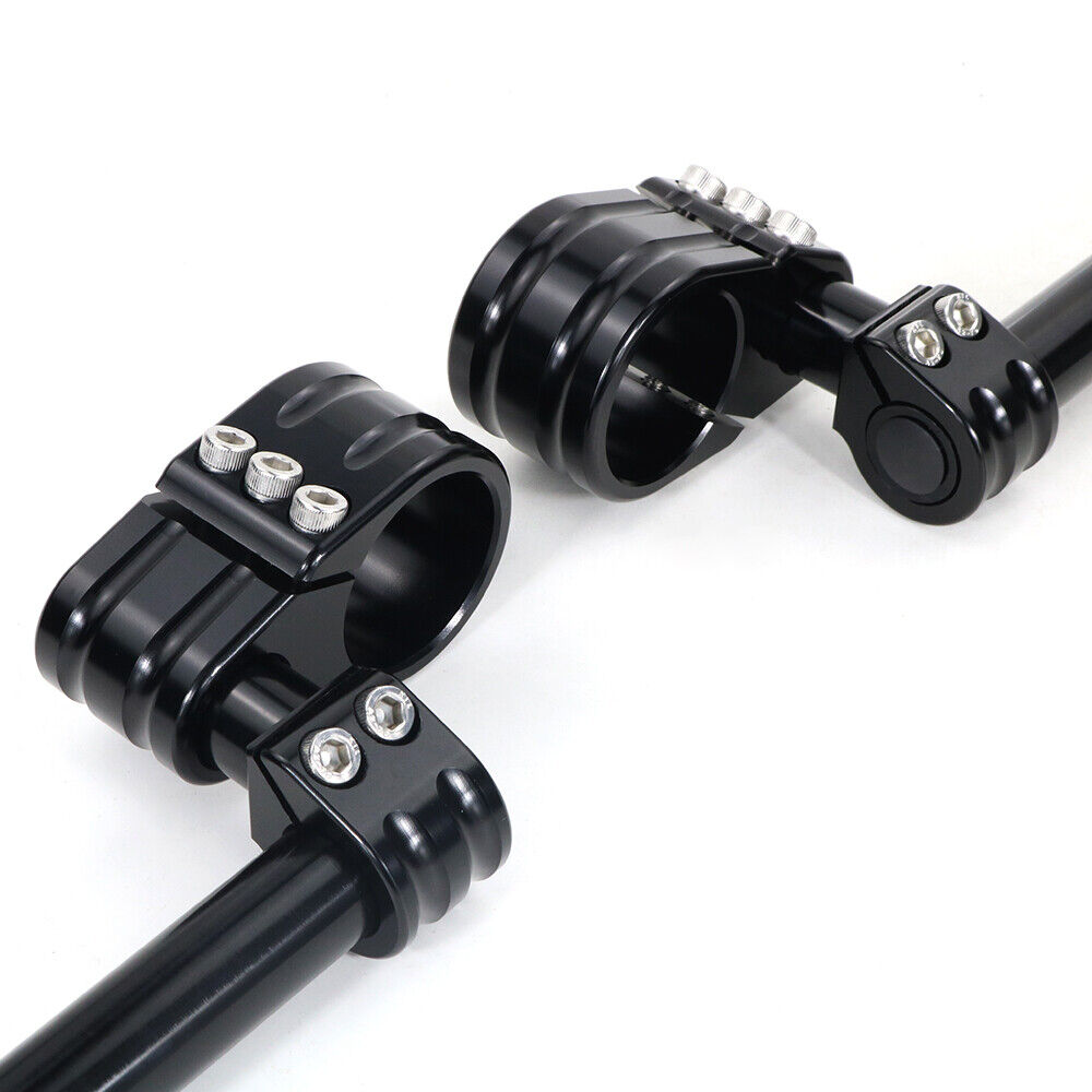 Adjustable Clip-On Handlebar Fit For Kawasaki ZX6R 03-08 13 Adjustable Clip-On Handlebar Fit For Kawasaki ZX6R 03-08 13