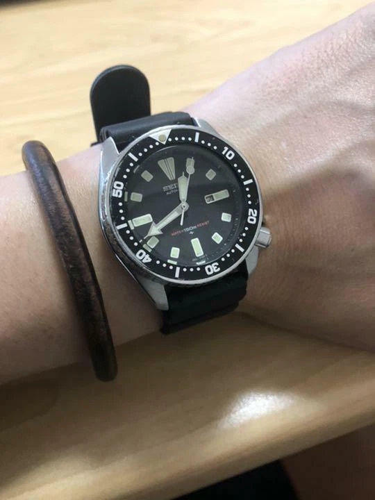 Seiko automatic 150m diver watch 2025