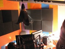 Placca modulo 50x50 pannelli fonoassorbenti audio isolante frequenze sala prove