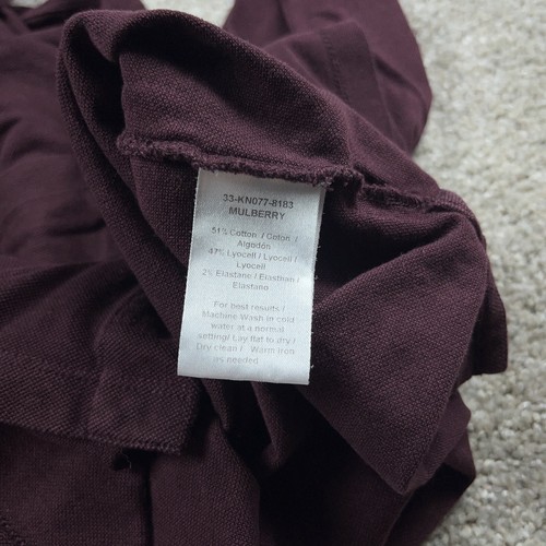 Camisa Todd Snyder Para Hombres Grande Púrpura Botón Elastizada Viajero Oficina Carrera - Imagen 4 de 10