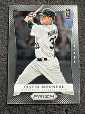 JUSTIN MORNEAU #105 2012 Panini Prizm Baseball QTY Minnesota Twins