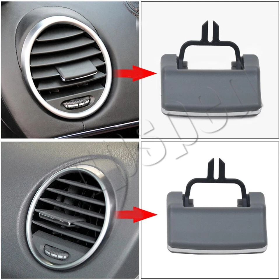 2x Clip de salida de ventilación de CA delantero marrón para Mercedes Benz W164 ML350 ML400 X164 GL350 Foto 2 de 4